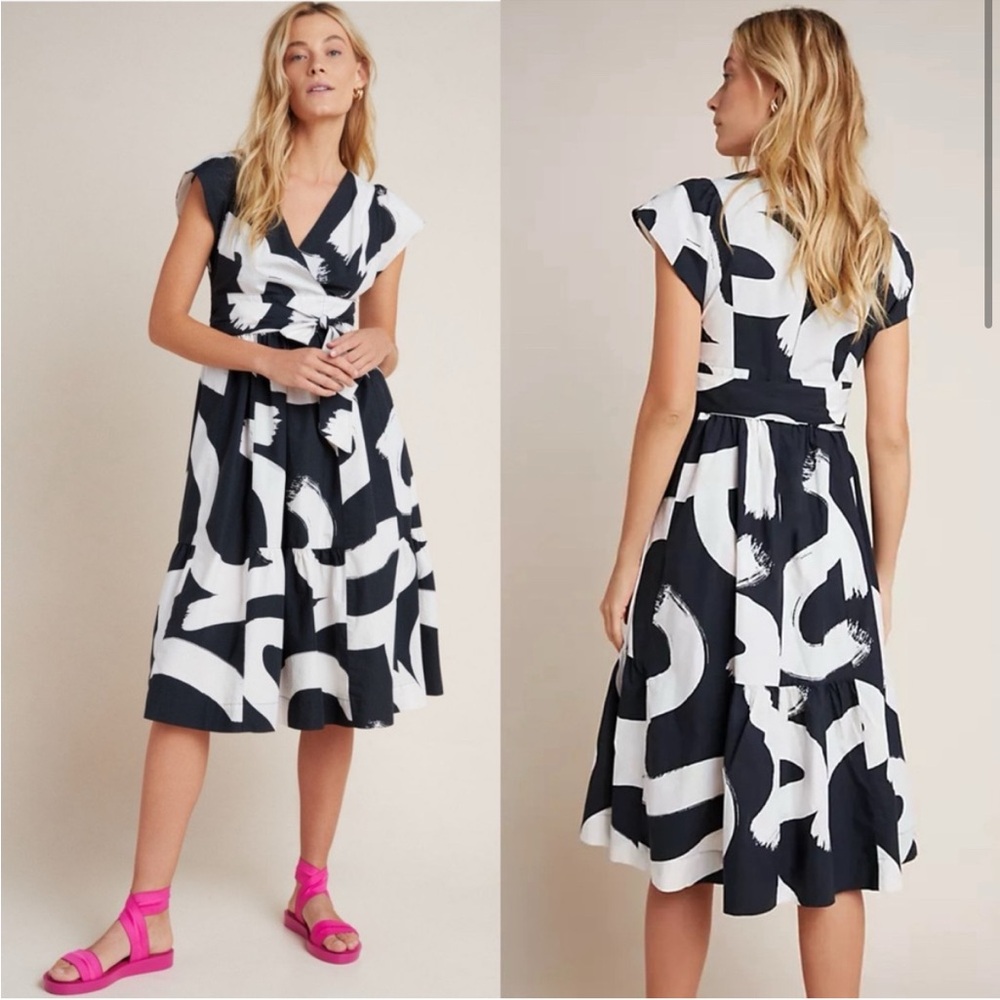 EUC Maeve (Anthropologie) midi dress
